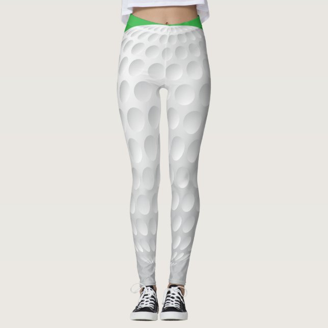 Swinging Golfer Thunder_Thunder_Cove Leggings (Front)