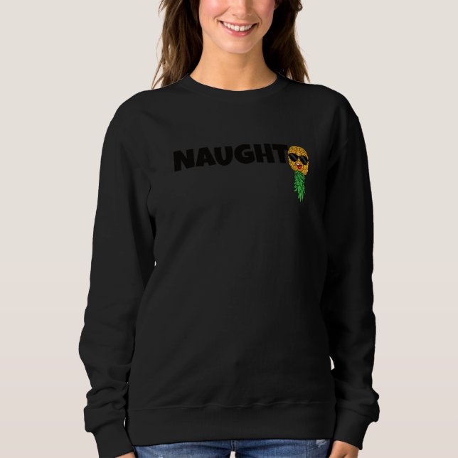 Swinging Naughty and Nice Matching Swinger Couple  Sweatshirt (Front)