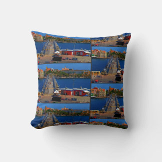 Swinging Old lady Curacao Bridge Cushion