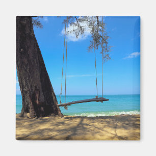 Swings & Tree on the Sand Magnet
