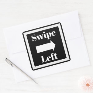 Swipe Left Sticker