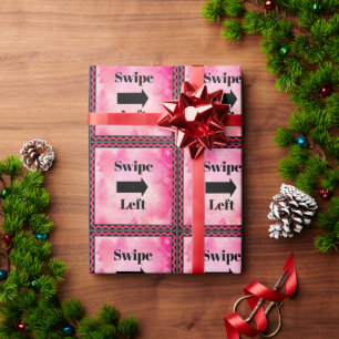 Swipe Left Wrapping Paper