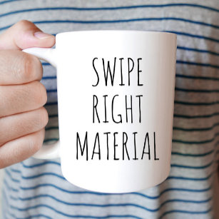 Swipe Right Boyfriend Valentine's Day Gift Coffee Mug