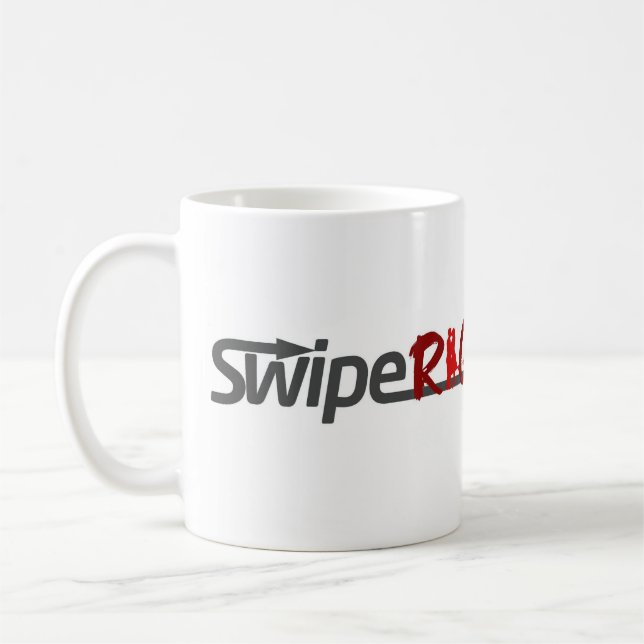 Swipe Right Film Title Mug (Left)