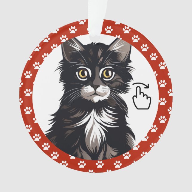 SWIPE RIGHT - See Back ... Ornament (Front)