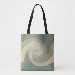 Swirl Allover Tote Bag