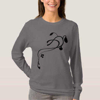Swirl Black T-Shirt