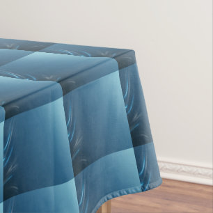 Swirl Blues Tablecloth