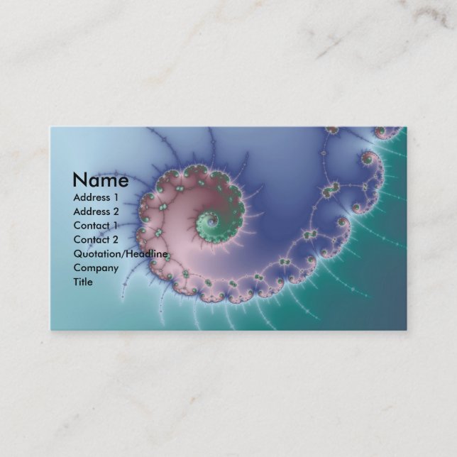 Swirl Business Card (Front)