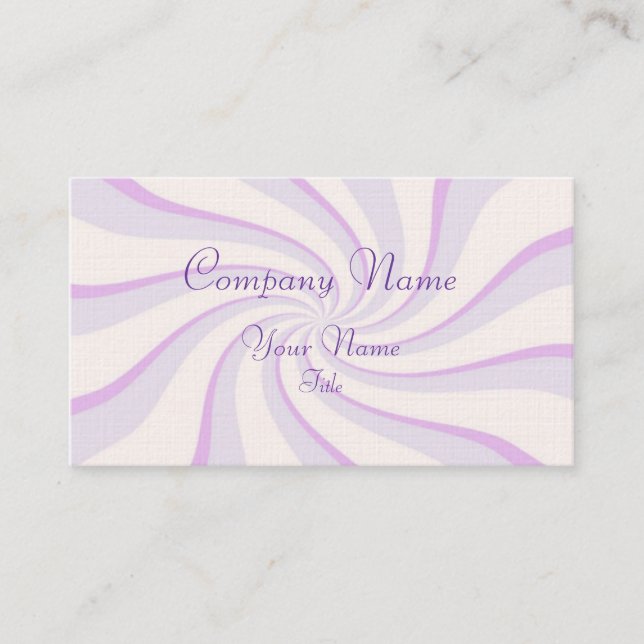 Swirl Business/Profile Card (Front)