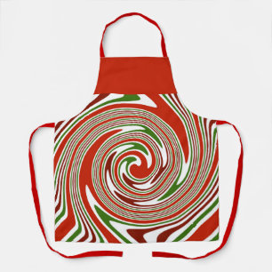 swirl candy apron
