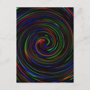 Swirl Customisable Postcard
