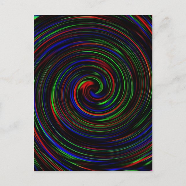 Swirl Customisable Postcard (Front)