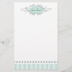 Swirl Decor Stationery