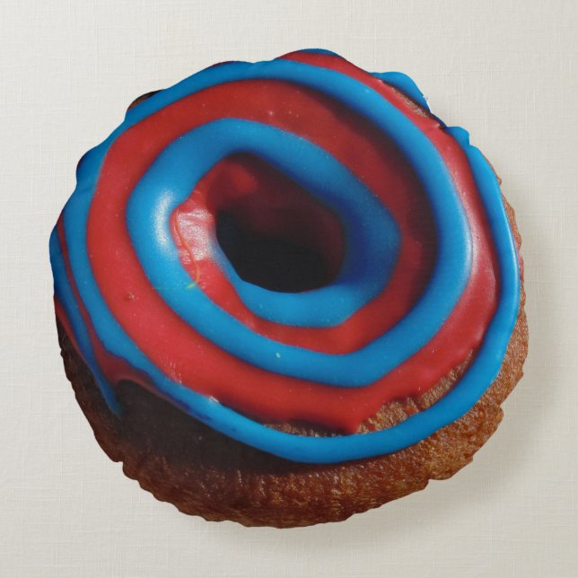 Swirl doughnut pillow (Back)
