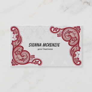 Swirl Flowers Business Card