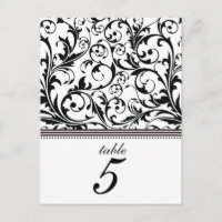 Swirl Folding Tent Table Number
