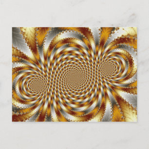 Swirl Fractal 1 - Fractal Postcard
