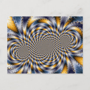 Swirl Fractal 2 - Fractal Postcard