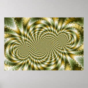 Swirl Fractal 3 - Fractal Poster