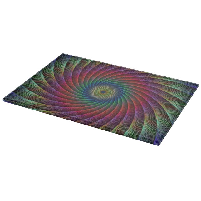 Swirl fractal cutting board (Corner)