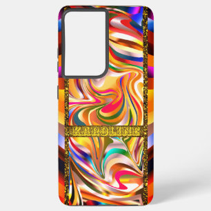 Swirl Fun Artsy Colours Stylish Samsung Galaxy Case