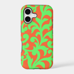 Swirl Green Orange Case-Mate iPhone 5 Case