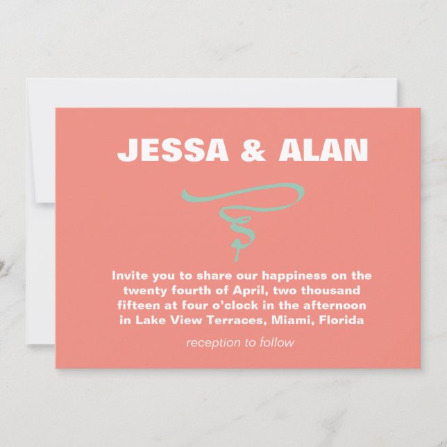 swirl invitation (Front)