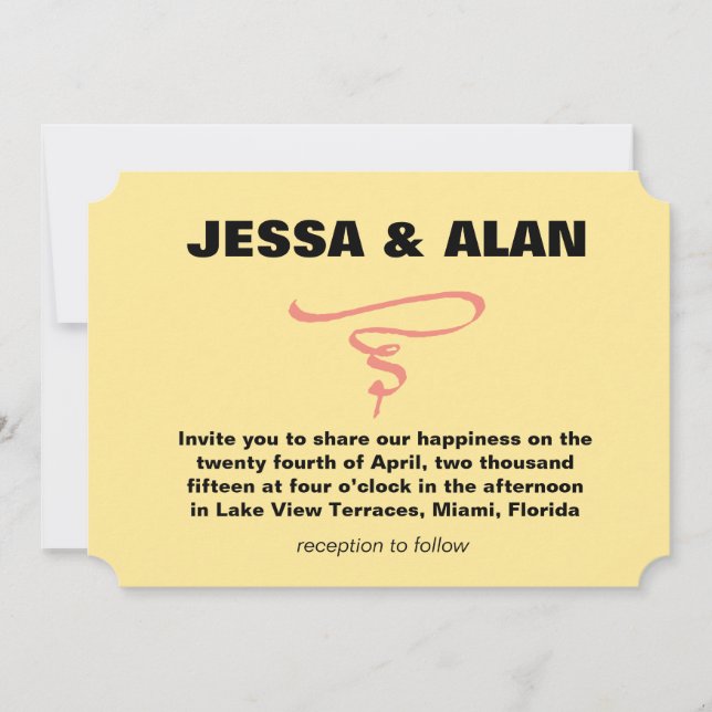 swirl invitation (Front)