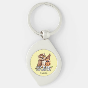 Swirl Keychain : My Dad My Old Me