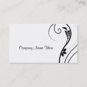 swirl leaves business card
