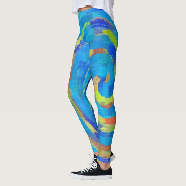 swirl leggings (Left)