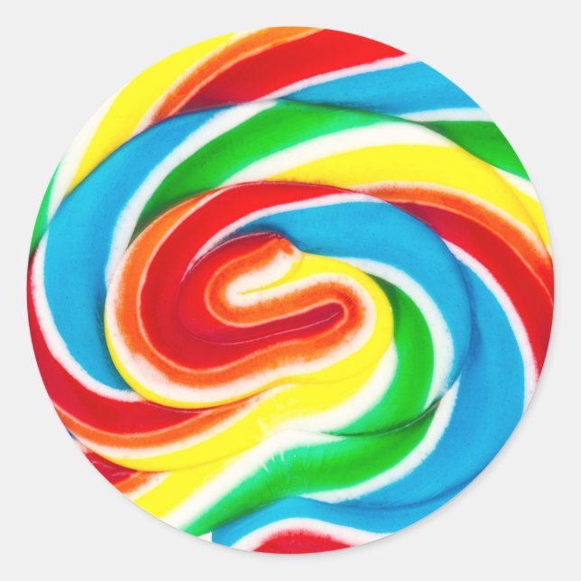 swirl lollipop candy sticker (Front)