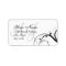 Swirl Monogram Wedding RSVP Envelope Address Label