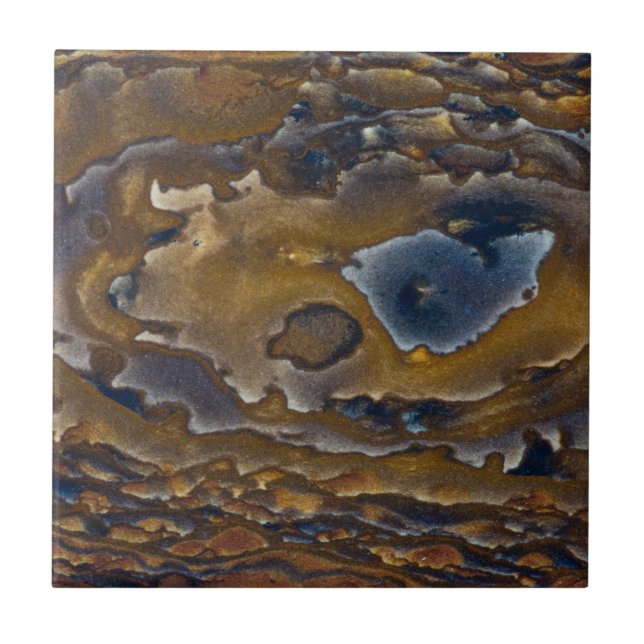 Swirl Pattern On Jasper Slab Ceramic Tile (Front)