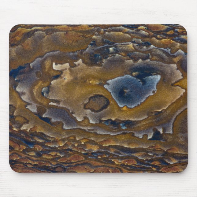 Swirl Pattern On Jasper Slab Mouse Pad (Front)