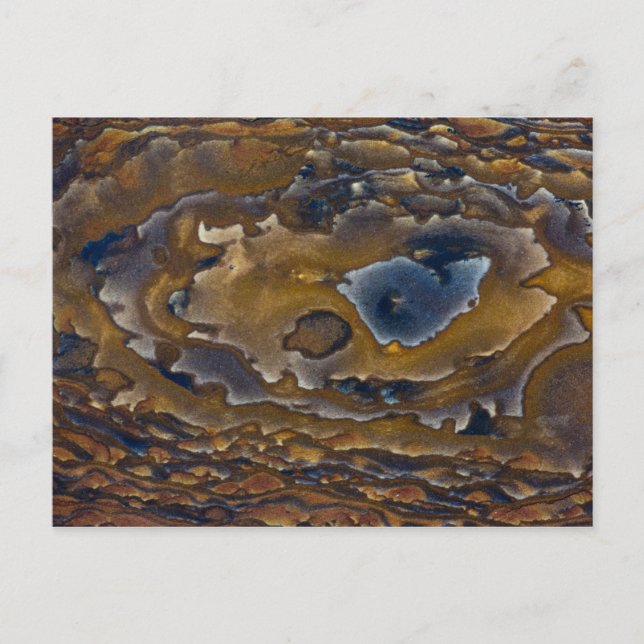 Swirl Pattern On Jasper Slab Postcard (Front)