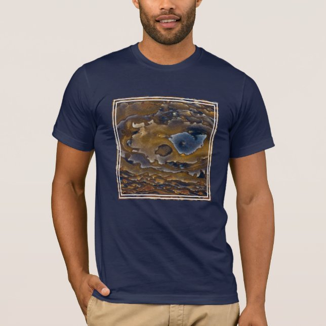 Swirl Pattern On Jasper Slab T-Shirt (Front)
