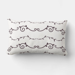 swirl patterned lumbar cushion