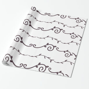 swirl patterned wrapping paper