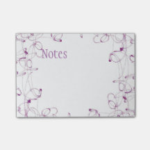 Swirl Purple Post-It Notes
