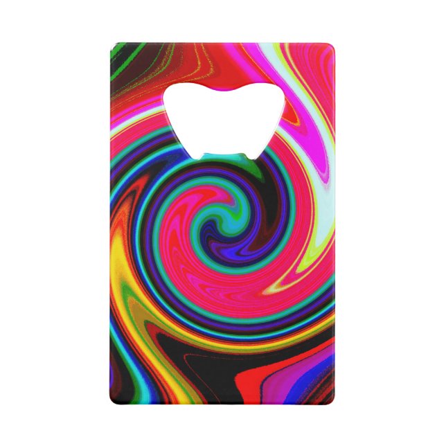 Swirl Retro Neon Red (Back)