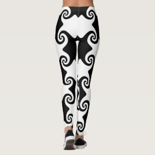Swirl Shapes Celtic like customisable leggings