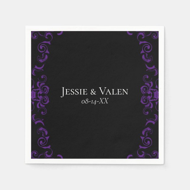 SWIRL TEMPLATE NAPKIN (Front)