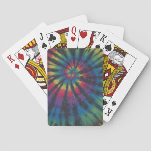Swirl Tie Dye Bicycle Playing Cards