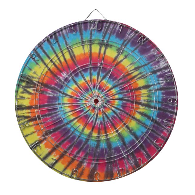 Swirl Tie Dye Dartboard (Front)