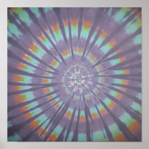 Swirl Tie Dye Poster