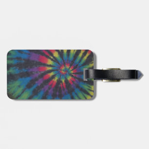 Swirl Tie Dye Unique Luggage Tag