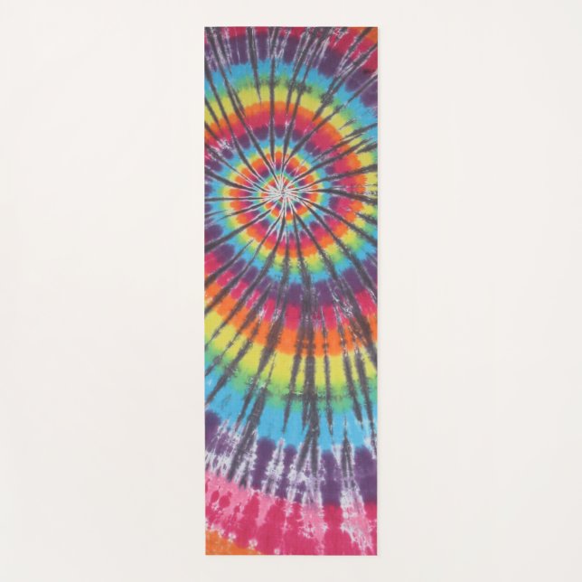 Swirl Tie Dye Yoga Mat (Front)