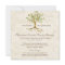 Swirl Tree Roots Antiqued Family Reunion Invite